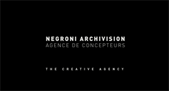 Desktop Screenshot of negroni-archivision.com