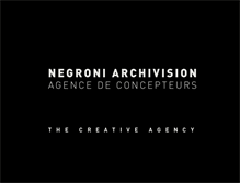 Tablet Screenshot of negroni-archivision.com
